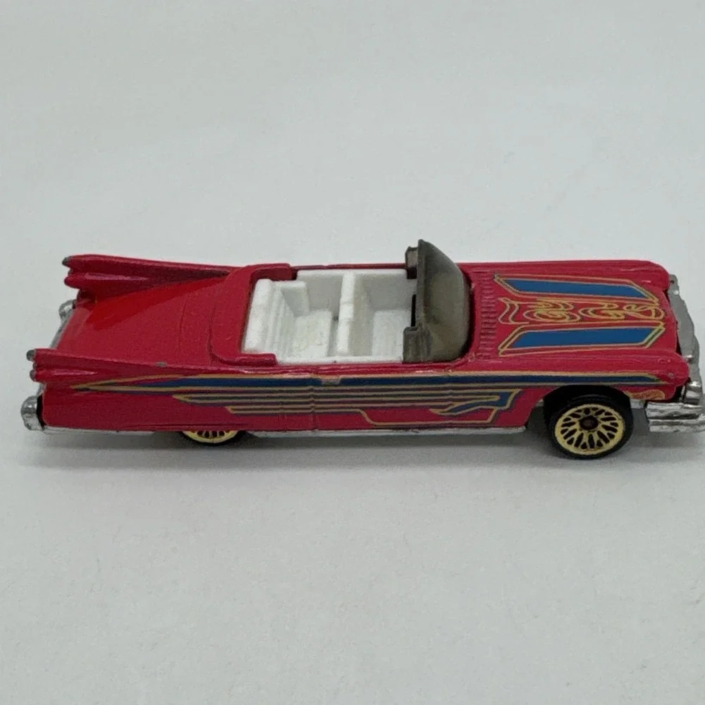 Hot Wheels '59 Cadillac Convertible Red 1989 Mattel